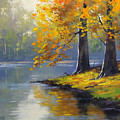 Autumn Lake Print